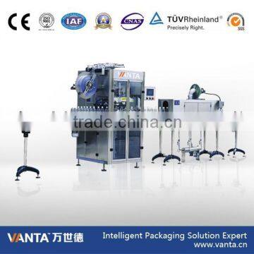 Round Bottle Labeling Machine Flling Capping and Labeling Machine SLM200 (200 Bottles/Min.)