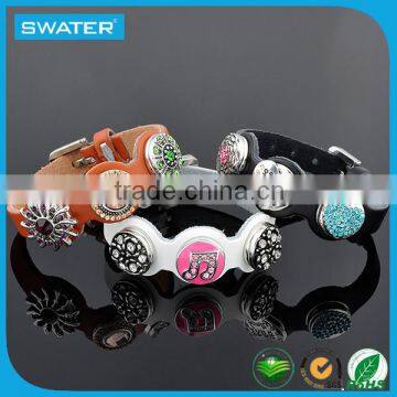 Leather With Snap Button Slap Bracelet Best Selling Products