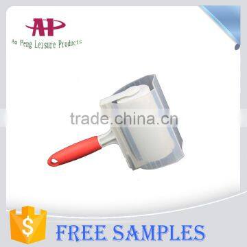 Red colour handle cleaning roller brush