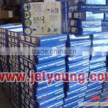 JETYOUNG Economic Instant PVC Card Material White transparent MPVW76D PVC PET Card