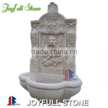 Outdoor Travertine Wall Fountain