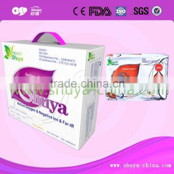 Shuya lady anion natural sanitary napkins manufacturer