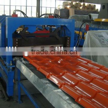 China Metal Trapezoidal Wall Panel Cold Roll Forming Machine / aluminium roll former