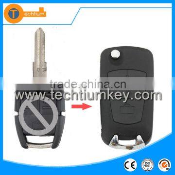 3 button modified flip remote smart chave key with right blade for opel astra h g vectra zafira corsa insignia antara mokka v