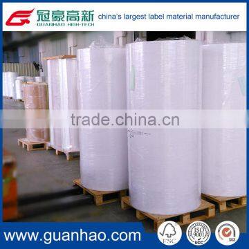 Wholesale self adhesive printing PET film roll for personal care labels