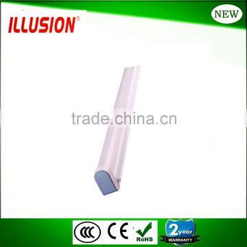 Aluminum Lamp Body Material and Tube Lights Item Type LED tube light to replace T5 two pin florescent 3000-3500k Ends can rotate