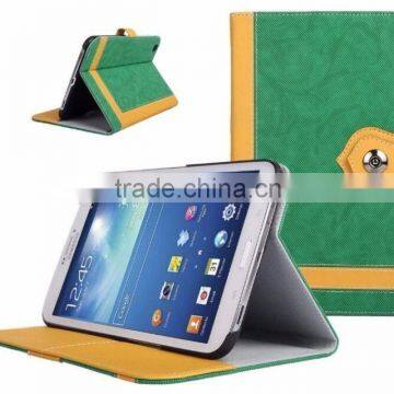 Ultra slim leather flip case for samsung galaxy tab 3 8.0 T310/T311