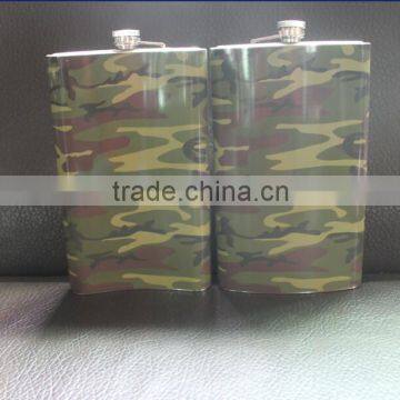 stainless steel Jumbo 64oz camouflage flask