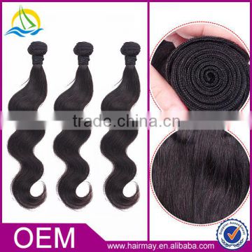 Guangzhou factory natural color bulk human hair