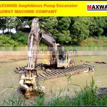 MAXWAY MACHINE COMPANY New Product ~ Submersible Pump Swamp Excavator , Model: MAX200SDP