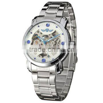 customize stainless steel bracelet automatic wrist watches for men