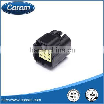 6 pin plastic black female auto connector 174262-2 for automotive application,housing application and wire harness