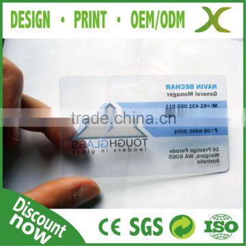 Free Design~~!! Best PVC Material pvc magnetic member card/ Transparent PVC Card