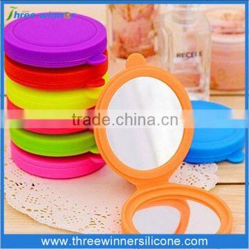 high quality silicone mirror silicone cosmetic mirror