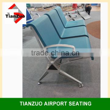 3 Seater Public Waiting Chair with Blue Polyurethane Foam(WY-03)