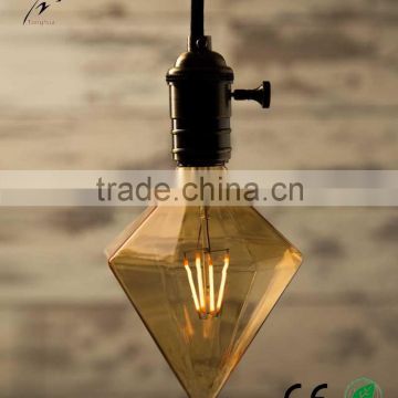 3W Diamond Led Bulb DIY Shape Dimmable Led Filament Bulb