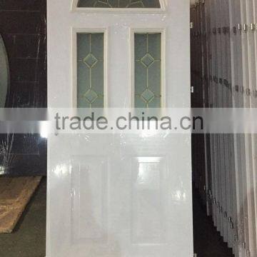 Directly Factory Sale Used Exterior Commerical French Steel Door With Toughtened Glass Made in Yongkang photo-2