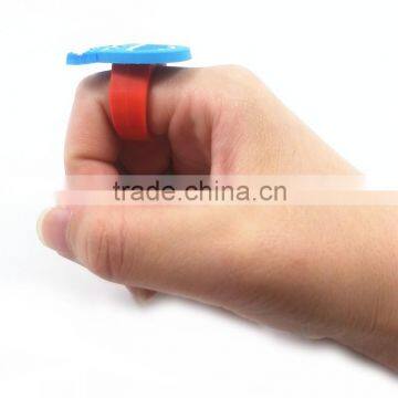 Promotional Soft Pvc Finger Rings/cute Rubber Rings/funny Cartoon Finger Rings photo-3