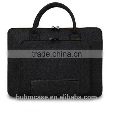 BUBM 2016 New 11inch Felt Laptop Bag Case For Notebook Lady Travel Business Notebook Case