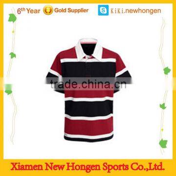 wholesale OEM team set sublimated cheap striped rugby jerseys