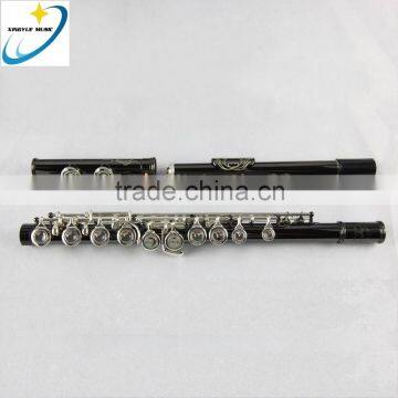 C tone flute black nickel