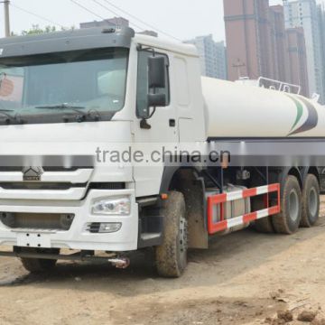 HOWO 6x4 water bowser truck water tank truck