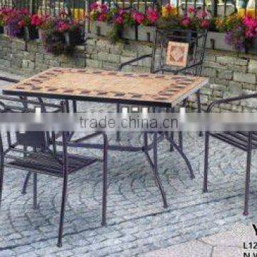 metal ceramic mosaic furniture