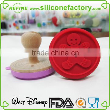 Disney audit factory for custom GINGER MAN design silicone cookie stamp