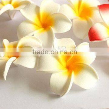 Artificial Hawaiian Plumeria EVA Foam Frangipani Hair Flowers