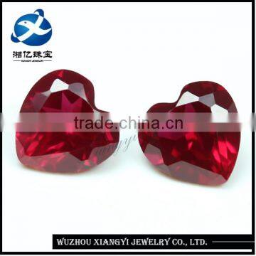 synthetice corundum machine cut raw precious stones