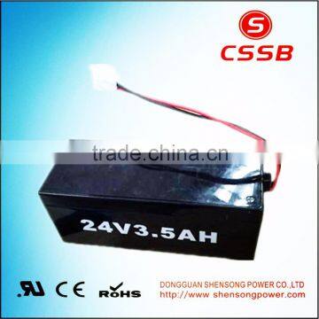 24v3.5ah sealed lead acid battery for electric door window