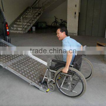BMWR-2 Manual Folding Aluminum Wheelchair Ramps for disabled and old