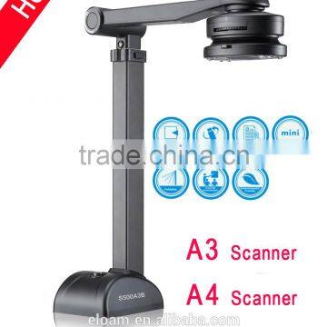 S500A3B portable digital document scanner, OCR ID card scanner