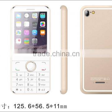 China Mobile Manufacturer 2.8inch Spreadtrum 6531 QVGA Multi languages I7+ Feature Phone with Whatsapp GN16001