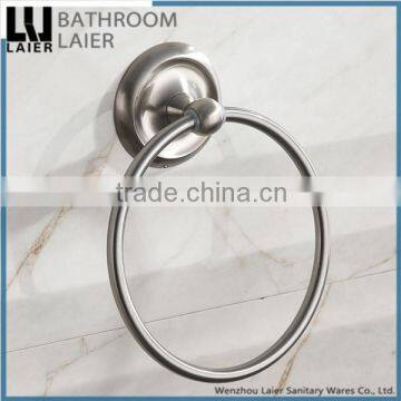 Latest Styles & Innovations Zinc Alloy Brush Nicked Bathroom Accessories Wall- Mounted Towel Ring photo-3