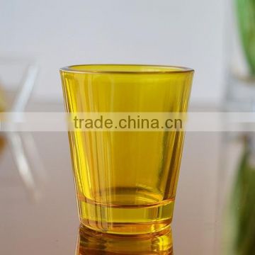 daily use and competitive price colored shot glass