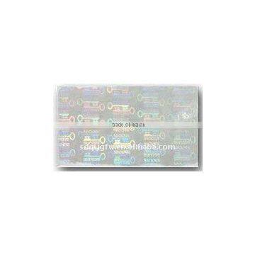hologram pvc