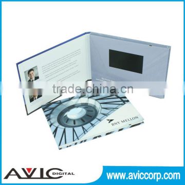 Business gift use 2.4 inch advertising video brochure