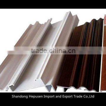 the powder coating profiles Aluminum extrusion profiles for window or doors