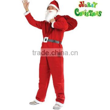 Christmas decoration, christmas 5pcs garment, santa clause clothes, non-woven adult costumes