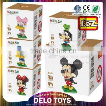 Plastic Diamond Bricks Assemble Toys Construction Blocks Loz Mickey Mouse Blocks DE0262218