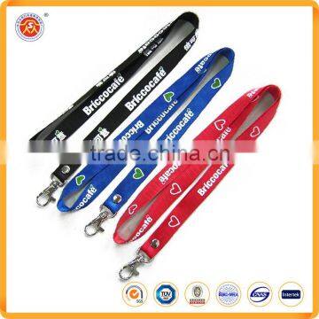 Fashion polyester customize printing lanyards for lanyard manufacturer