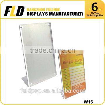 Direct factory price top quality tainless restaurant menu holder