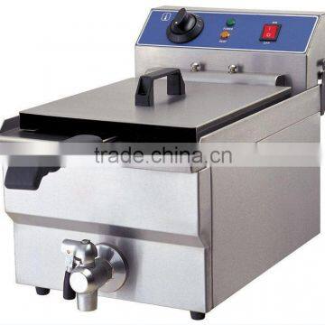 10L Single Electric Deep Fryer With Tap