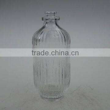 100ml lined glass fragrance bottle