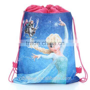 Frozen drawstring shoe bag for girl