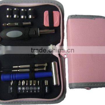 32 Piece Ladies Pink Tool Box ,Household Pink Tool Set Special For Ladies photo-2