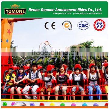 Fairground equipment of adults games thrilling amusement park top spin rides for sale