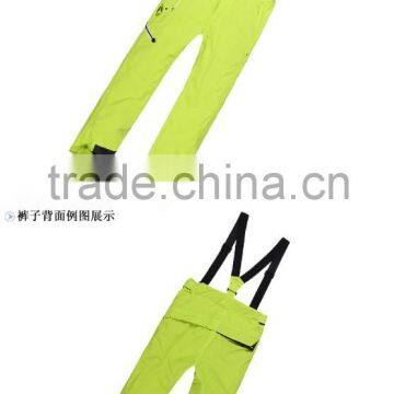 2015 waterproof windproof padding snow trousers for camping hiking latest ski pant