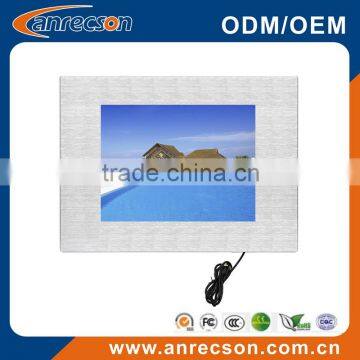 12.1 inch industrial lcd monitor with VGA+DVI interface lcd monitor IP65